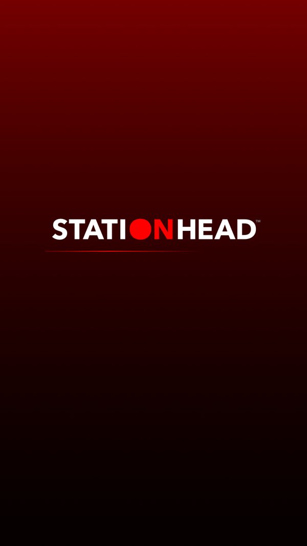 Splash screen with Stationhead logo